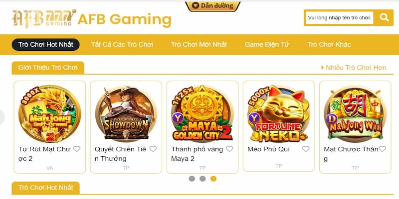 Giới thiệu về AFB Gaming